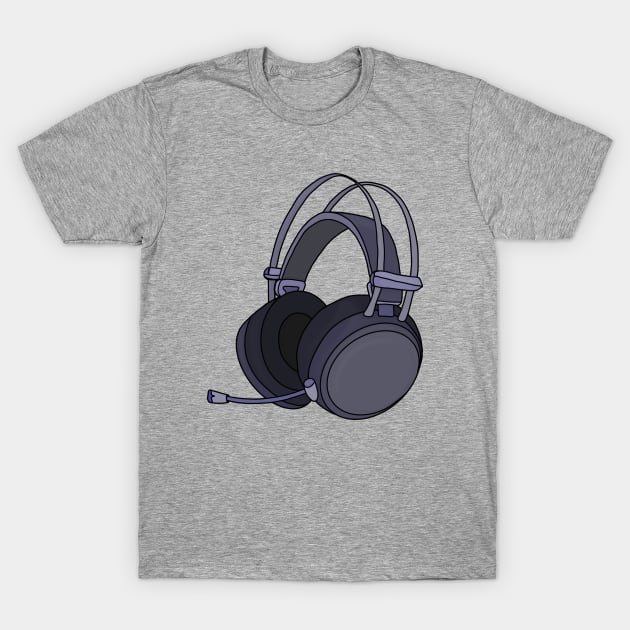 Cool Gamer Headphones T-Shirt by DiegoCarvalho